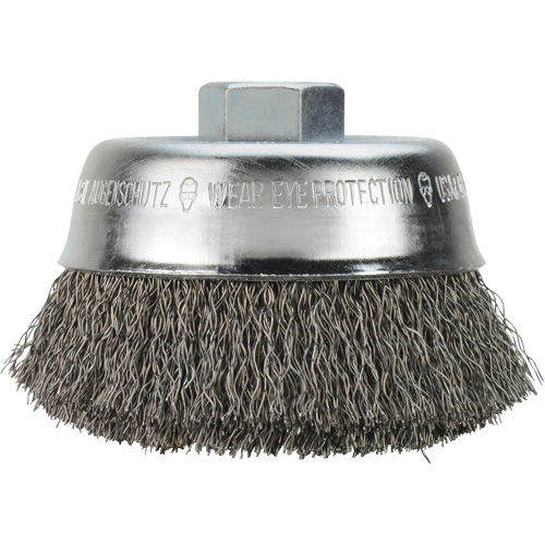 Carbon Steel Crimped Wire Cup Brush Solutions industrielles ALPHA