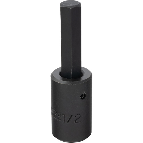 Socket Bit, Hex, 1/2" x 3-5/8" L, 1/2" Drive Solutions industrielles ALPHA