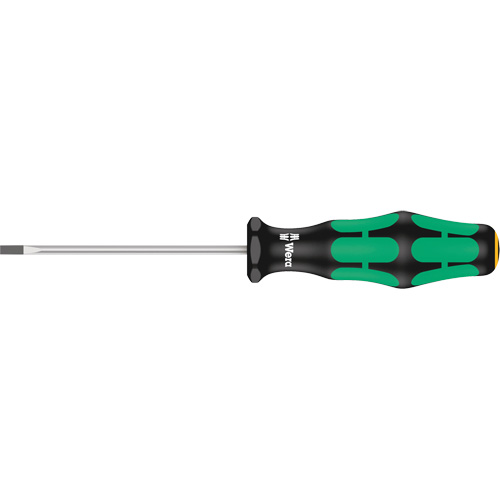 Tournevis pour vis &agrave; fente, Tige de 1/8", Ronde, 6-5/16" lo, Prise en Plastique Solutions industrielles ALPHA