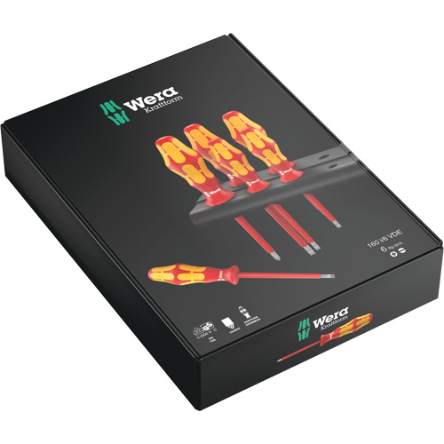 Jeu de tournevis isol&eacute;s, 1000 V, 6 M Solutions industrielles ALPHA