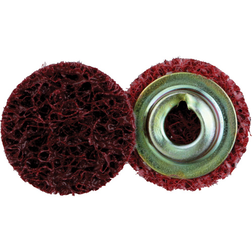 Disque de conditionnement de surface &agrave; remplacement rapide Standard Abrasives, 3/4" dia., Grain Moyen, Oxyde d'aluminium Solutions industrielles ALPHA