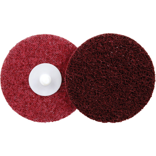 Disque de conditionnement de surface &agrave; remplacement rapide Standard Abrasives, 3" dia., Grain Moyen, Oxyde d'aluminium Solutions industrielles ALPHA