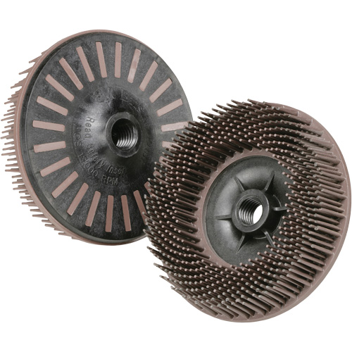 Scotch-Brite Radial Bristle Discs for Right Angle Grinders, Ceramic, 36 Grit, 4-1/2" Dia. Solutions industrielles ALPHA