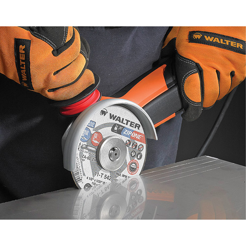 Zip One Cut-Off Wheel, 5" x 1/32", 7/8" Arbor, Type 1, Zirconia Alumina, 12200 RPM Solutions industrielles ALPHA