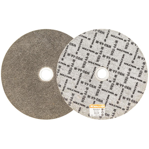 Blendex U Finishing Wheel, 6" Dia., 6AM Grit, Silicon Carbide Solutions industrielles ALPHA