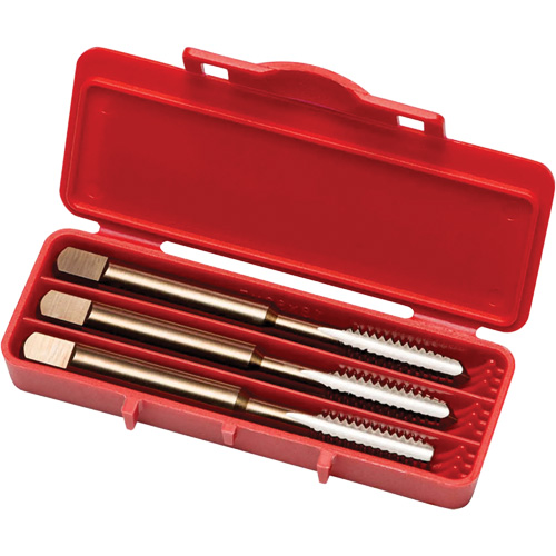 Jeu de tarauds &agrave; main pour usage g&eacute;n&eacute;ral, Acier rapide, Filet 1/2"-13 Solutions industrielles ALPHA