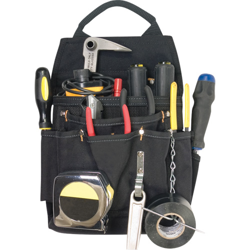Professional Electrician's Pouches, Multiple Tool Holder, Polyester, 11 Pockets Solutions industrielles ALPHA
