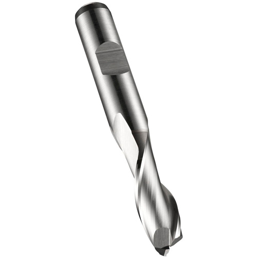 Foret &agrave; rainurer &agrave; bout carr&eacute;, 1/4" dia., 66 mm lo, 10 mm tige, Acier rapide au cobalt Solutions industrielles ALPHA