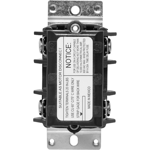 Single Phase Double Pole Disconnect Switch Solutions industrielles ALPHA