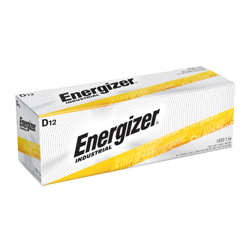 Alkaline Industrial Batteries, D, 1.5 V Solutions industrielles ALPHA