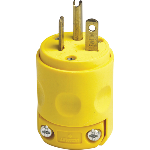 Grounding Plug, Plastic, 20 A, 250 V Solutions industrielles ALPHA