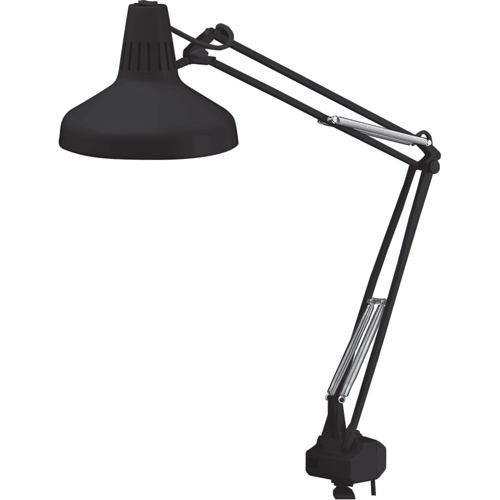 LAMPES DE TRAVAIL COMBIN&eacute;ES ROBUSTES, 22/60 W, Fluorescent/Incandescente, Col 45", Noir Solutions industrielles ALPHA