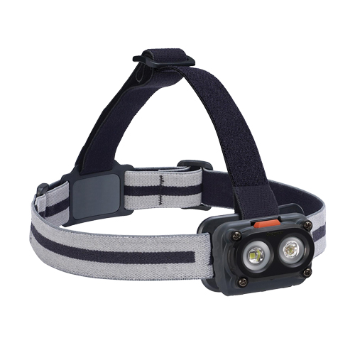 Lampe frontale robuste Hardcase, DEL, 325 lumens, 6,5 hres de fonctionnement, piles AA Solutions industrielles ALPHA