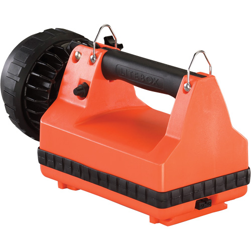 Lanterne avec syst&egrave;me de d&eacute;faillance de l'alimentation E-Spot LiteBox, DEL, 1500 lumens, 7 hres de fonctionnement, piles Rechargeable, Compris Solutions industrielles ALPHA