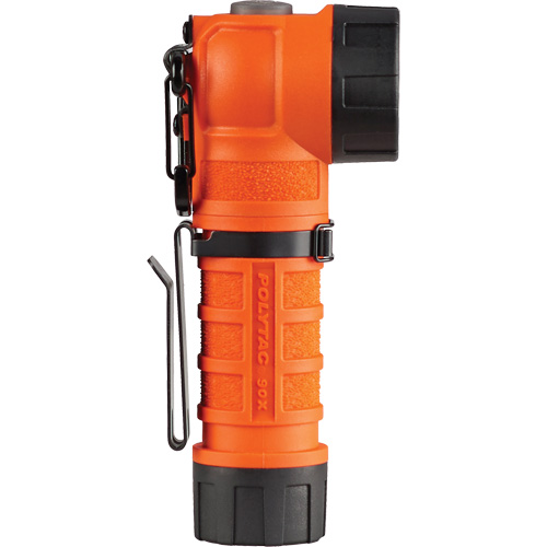 Lampe de poche &agrave; angle droit PolyTac 90 X, DEL, Piles CR123A, Polym&egrave;re Solutions industrielles ALPHA