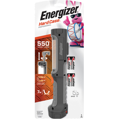 Baladeuse robuste Hard Case, DEL, 550 lumens, Piles AA Solutions industrielles ALPHA