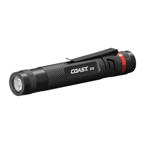 Lampe stylo G19, DEL, Corps en Aluminium, piles AAA, Compris Solutions industrielles ALPHA