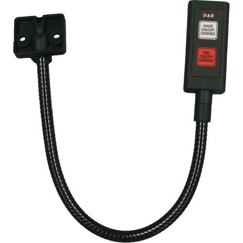 LED Gooseneck Maplight, 1 W, LED, 12" Neck, Black Solutions industrielles ALPHA