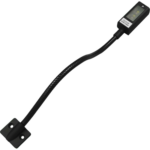 LED Gooseneck Maplight, 1 W, LED, 12" Neck, Black Solutions industrielles ALPHA
