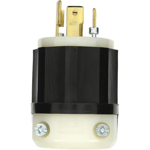 Fiche verrouillable de calibre industriel, Nylon, 30 A, 347 V/600 V, L20-30P Solutions industrielles ALPHA