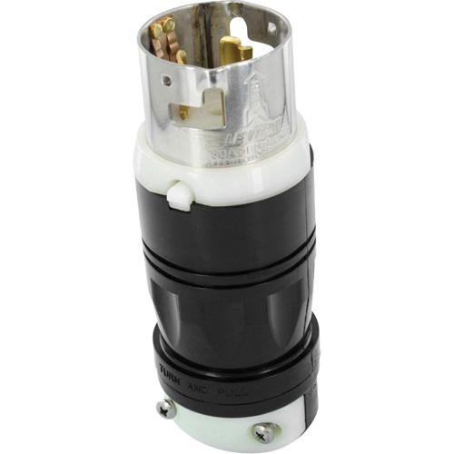 Prise verrouillable de style californien, Nylon, 50 A, 120 V/250 V, Non-NEMA Solutions industrielles ALPHA