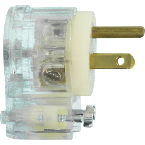 Angled Hospital Grade Extension Plug, Nylon, 15 Amps, 125 V Solutions industrielles ALPHA