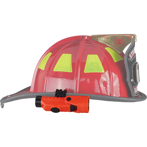 Vantage&reg; 180 X Multi-Fuel Helmet/Right Angle Flashlight, LED, Rechargeable/CR123A Batteries, Nylon Polymer Solutions industrielles ALPHA