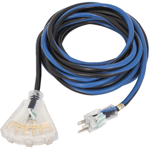 JLEC-1425 Contractor Grade Extension Cord, Indoor/Outdoor, SJTOW, 14 AWG, 15 A, 25' Solutions industrielles ALPHA