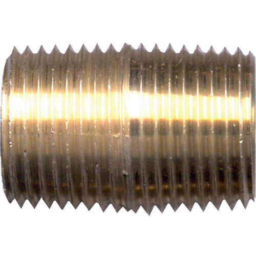 Close Nipple, Brass, 1/4", NPT Solutions industrielles ALPHA