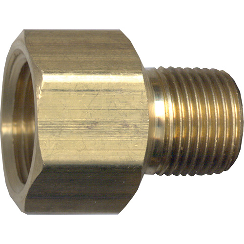 Adaptateur de tuyau, FPT x NPT, 1/2" x 3/8" dia., Laiton Solutions industrielles ALPHA