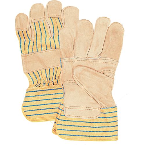 Gants d'ajusteur &agrave; paume renforc&eacute;e de premi&egrave;re qualit&eacute;, T-Grand, Paume en Cuir fleur de vache, Doublure en Coton Solutions industrielles ALPHA