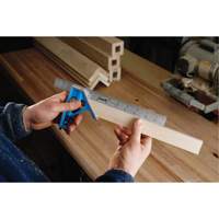 True Blue&reg; Combination Square, 12" L, 1/16" Graduations, Steel, Plain Solutions industrielles ALPHA