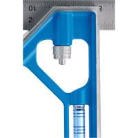True Blue&reg; Combination Square, 12" L, 1/16" Graduations, Steel, Plain Solutions industrielles ALPHA