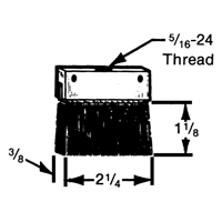 Brosses plates, rondes ou Roto Solutions industrielles ALPHA