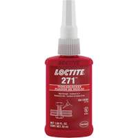 Compos&eacute; de blocage 271, Rouge, &eacute;lev&eacute;, 50 ml, Bouteille Solutions industrielles ALPHA