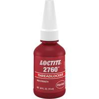 Compos&eacute; de blocage 2760 adh&eacute;sif instantan&eacute;, Rouge, &eacute;lev&eacute;, 10 ml, Bouteille Solutions industrielles ALPHA