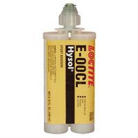 E-00CL Structural Adhesives, 200 ml, Dual Cartridge, Two-Part, Clear Solutions industrielles ALPHA