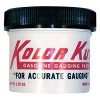 P&acirc;te de jaugeage d'essence Kolor Kut , Cruche Solutions industrielles ALPHA