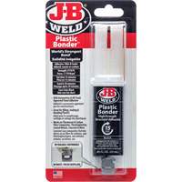 Plastic Bonder Adhesive, 25 ml, Syringe, Two-Part, Black Solutions industrielles ALPHA