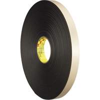 Ruban double face en mousse, 66 m (216') lo x 12,7 mm (1/2") la, 31 mils, Poly&eacute;thyl&egrave;ne Solutions industrielles ALPHA