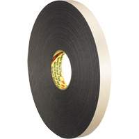 Ruban double face en mousse, 33 m (108') lo x 12,7 mm (1/2") la, 62 mils, Poly&eacute;thyl&egrave;ne Solutions industrielles ALPHA