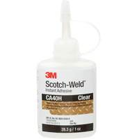 Adh&eacute;sif instantan&eacute;, 1 oz, Bouteille, Transparent Solutions industrielles ALPHA