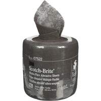Rouleaux de feuilles Scotch-Brite, Carbure de silicium, 8", Grain Ultra fin Solutions industrielles ALPHA