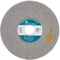 Scotch-Brite EXL Deburring Wheels, 6" x 1", 1" Arbor, Aluminum Oxide Solutions industrielles ALPHA
