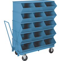Bacs sectionnels superposables Stackbin - Chariots Solutions industrielles ALPHA