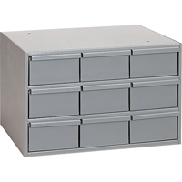 Industrial Drawer Cabinets, 9 Drawers, 17-1/4" W x 11-5/8" D x 10-7/8" H, Grey Solutions industrielles ALPHA
