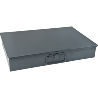 Compartment Steel Scoop Boxes , 18.34" W x 12.16" D x 3.16" H, 6 Horizontal Compartments Solutions industrielles ALPHA
