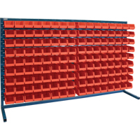 Rayonnage &agrave; persienne avec bacs, 144 bacs, 72" la x 15" p x 40" h Solutions industrielles ALPHA