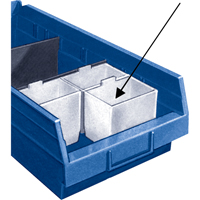 Bacs de rangement pour tablettes - Compartiments Solutions industrielles ALPHA