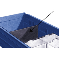 Bacs de rangement pour tablettes - Diviseurs Solutions industrielles ALPHA
